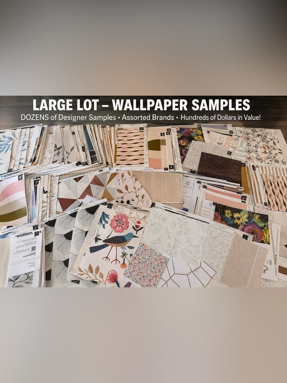 Designer Wallpaper Sample Lot 50+ Pieces Various Designers